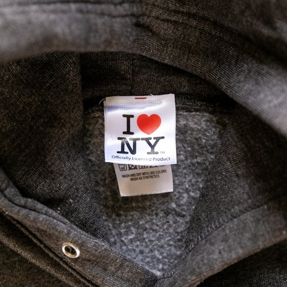I Love New York Hooded Sweatshirt - Picture 3 of 3